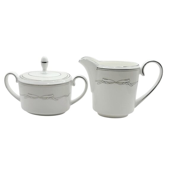 Vera Wang by Wedgwood Other - Vera Wang Fine Bone China by Wedgwood LOVE KNOTS Creamer & Sugar Bowl Brand New